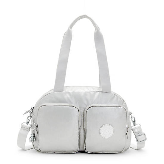 Kipling Cool Defea Metallic Axelväska Silver | SE 1818MQ